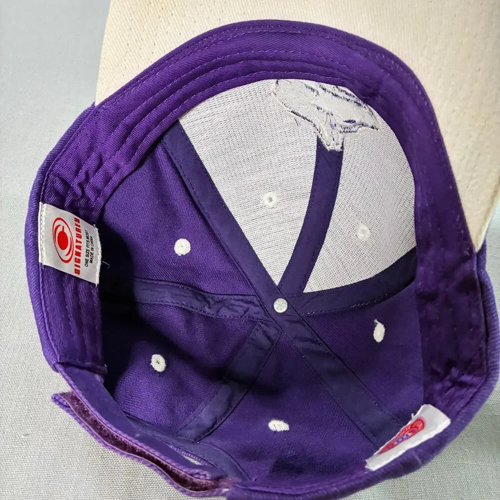 Washington Huskies Purple Hat NCAA Adjustable Strapback Cap Bigatures
